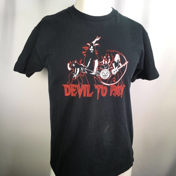 Sludge Metal Band T Shirt Devil To Pay DTP - Picture 2 of 4